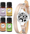 Wild Essentials Arbol Tree Essential Oil Leather Wrap Bracelet Diffuser Kit, Gift