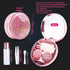 Contact Lens Case, Cute Bling Stars Holder Travel Kit with Remover Tool and Mirror (Pink)