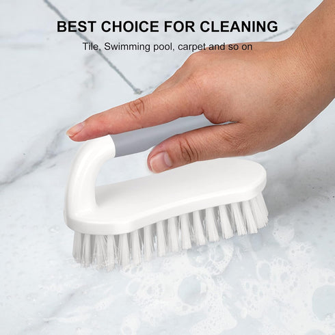 SetSail Scrub Brush, Heavy-Duty Cleaning Brushes with Stiff Bristles for Shower, Bathroom, Carpet, Kitchen - 2 Pack