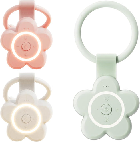 YWLUUOO 88mm White Noise Sleep Soothers Portable Sound Machines Timers Function Strollers Travel Gift Safe Design