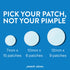 Peach Slices Acne Spot Dots Hydrocolloid Pimple Patches for Zits, Blemishes & Breakouts, Vegan, 30 Ct (3 Sizes)