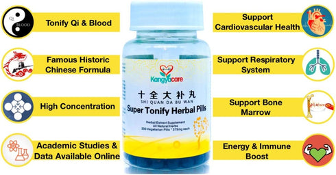 Shi Quan Da Bu Wan ????? - Super Tonify Herbal Pills, Supports Cardiovascular and Immune Systems