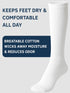Non-Binding Diabetic Socks for Men & Women - Extra Wide Over The Calf Cotton Comfort