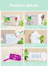 SHUYA Natural Cotton Panty Liners for Women - Without Wings, Chlorine Free Herbal Scented, 60 Count, Pack of 2