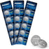 PGSONIC CR2025 3V Lithium Battery, Pack of 15pcs