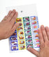 Medi-Aid Weekly Cold Seal Medication Blister Pack System Cards - 4 Times a Day, 24 Compartments, 6 Pack, One Piece Unit