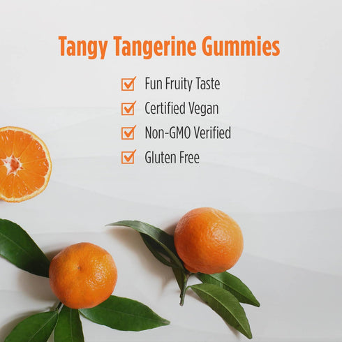 Nordic Naturals Kids Vitamin C Gummies, Tangy Tangerine, 60 Gummies | Vegan Supplement for Children’s Immunity &