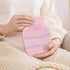 320ml Mini Hot Water Bottle with Knitted Cover - Small Leak Proof Hot Water Bag for Pain Relief, Best Gifts for Women,
