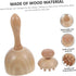 Set 1 Set Didiseaon Wooden Massage Tool Portable Body Massager for Home Travel Torch Octopus Design