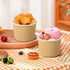 yvsay 55-Count 8-Oz Frozen Disposable Dessert Bowls, disposable bowls Paper Ice Cream Cups for Hot or Cold Food, Party
