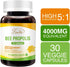 Lovita Bee Propolis Capsule, 4000mg Equivalent, 5:1 Concentration, Natural Propolis Extract, 30 Capsules