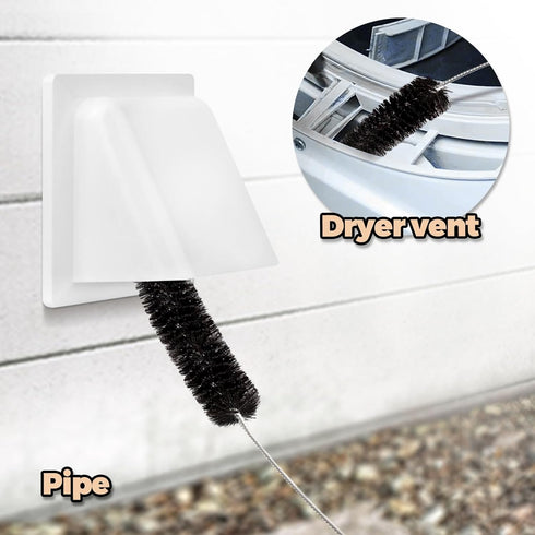 Holikme Dryer Vent Cleaner Kit, Long Flexible Lint Brush for Clothes Dryer Vent Trap Cleaning Essentials