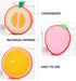 Cute Fruit-Shape Kitchen Sponge Washing Sponge, 12pcs Dish Cleaning Scrubber (4.72X4.72X1.38in)