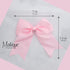 Light Pink Jumbo Bow Clip with Tails
