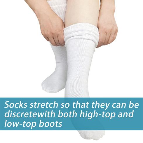 Lixinsunbu Replacement Sock Liner for Orthopedic Walking Boot Socks Walking Boots Cover Under Cam Walkers Tube Cast
