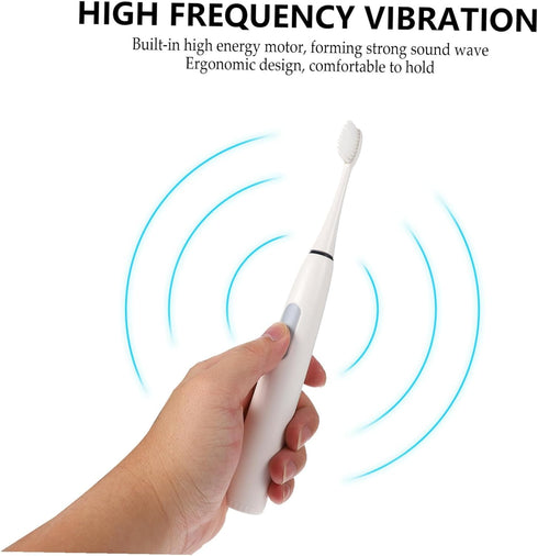 VICASKY Adult Electric Toothbrush with Soft Bristles Automatic Smart Design for Efficient Teeth Cleaning and Ergonomic