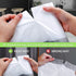 Teivio 4 Gallon 120 Counts White Strong Drawstring Trash Bags, Small Plastic Liners for Home Office Kitchen Bathroom