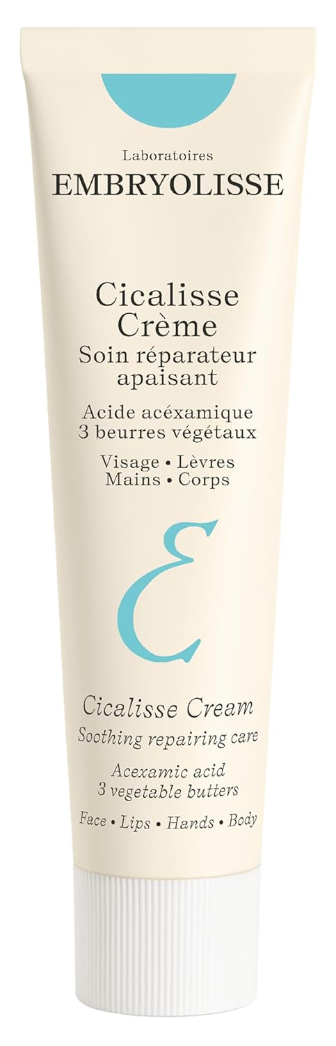 Embryolisse Cicalisse Face Cream, Moisturizer with Hyaluronic Acid for Daily Skin Care, All Skin Types, 1.35 Fl Oz