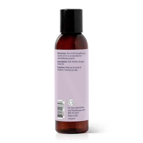 Plant Therapy Grapeseed Carrier Oil, 4 oz Base Oil for Aromatherapy