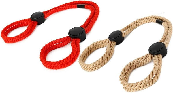 JIANJIEDATA Adjustable Sex Cuffs Soft Wrist Cuffs for Bedroom Play Nylon Ankle Cuffs