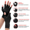 Copper Compression Arthritis Gloves - Best Copper Infused Fingerless Gloves for Pain Relief and Healing for Arthritis