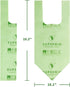 SUPERBIO 1.6 Gallon Compostable Handle Tie Food Waste Bags, 50 Count, Small Bags for Countertop Bin