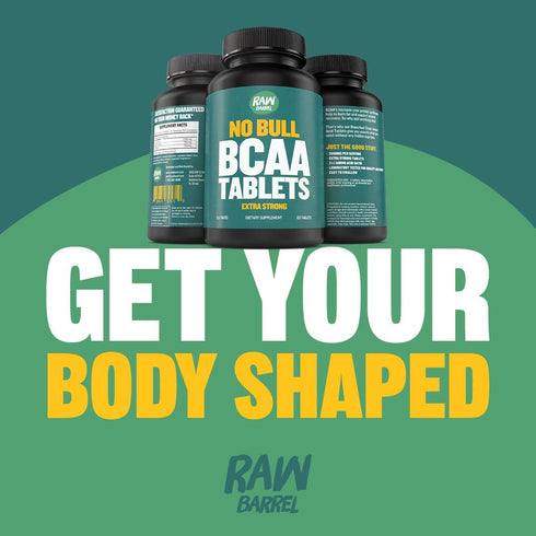 BCAA Tablets 1000 mg, 120 Pills - Branched Chain Amino Acids Supplement for Muscle Recovery & Energy