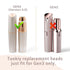Replacement Heads Generation 3 for Flawless Facial Hair Remover, Replacement Blades for Women 2 Pack