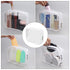 Wedama TSA Approved Toiletry Bag - 2 Pack Cosmetic Bags with Zipper for Airline Travel, PVC Makeup Bags (White)