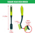 Pine-Sol Set 5 Scrub Brush - Long Handle Cleaning Brushes with Heavy Duty Bristles and Comfort Grip - Scrubbers