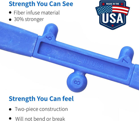 Body Back Buddy Elite - Versatile Handheld Massage Stick for Full Body Pain Relief, Professional Grade (Blue Elite 1.1)