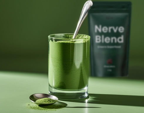 Superfood Neuropathy Greens Blend - Nerve Formula with R Alpha Lipoic Acid, 30 Daily Servings