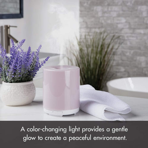 Pink Voyage Ultrasonic Aroma Diffuser - Ellia Elements Essential Oil Diffuser