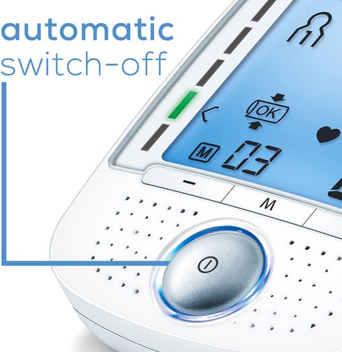 Beurer BM50 Talking Upper Arm Blood Pressure Monitor, Digital Machine with Automatic Cuff