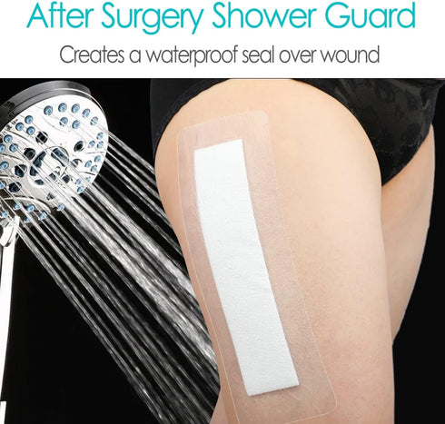 Hola Health 14 4"x12" Pcs Long Waterproof Bandage for Post Knee Replacement Hip Surgery Recovery Shower Protector