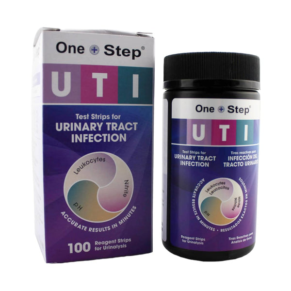 One Step UTI Test Strips, 100 Strip Tub, 3-in-1 Parameter At Home UTI Test for Women, Men & Kids, Easy to Use Kit