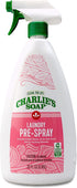 Charlie’s Soap Laundry Pre-Spray Stain Remover (32 fl oz) - Natural Laundry Pretreat and Stain Remover Pack of 1