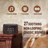 White Noise Machine - Sleep Sound Machine with Soothing Sounds, Timer & Memory Function for Relaxation (Brown Wood