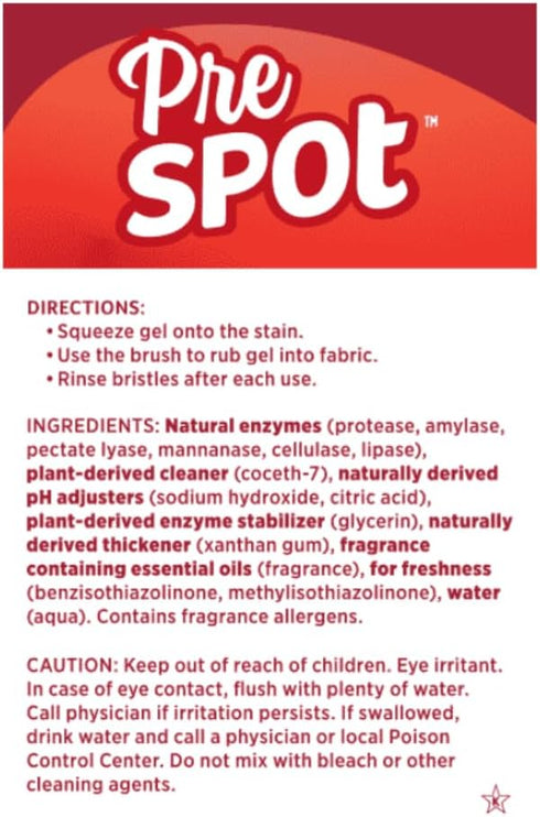 Melaleuca Ecosense Prespot 8 oz. Melaleuca PreSpot with Scrub Brush Tip fl. | Enzyme-Powered Laundry Stain Remover