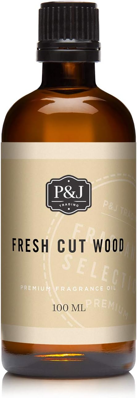 P&J Trading Fresh Cut Wood Essential Oil, 100ml - Aromatherapy, Candle Making, Diffuser, Soap, Perfume
