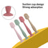 Qcbuegof Easy Diaper Cream Applicator Brush Silicone Scraper Butt Care Spatula with Suction Stand Base Portable Diaper