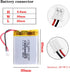 Liter Energy Battery 3.7V Lipo Battery 900mAh Rechargeable Lithium ion Polymer Battery 703040 Lithium Polymer ion Battery with JST Connector