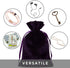 Paper Mart Velvet Drawstring Pouch - 6 Inch Velvet Bag with Drawstrings for Jewelry and Gift Storage