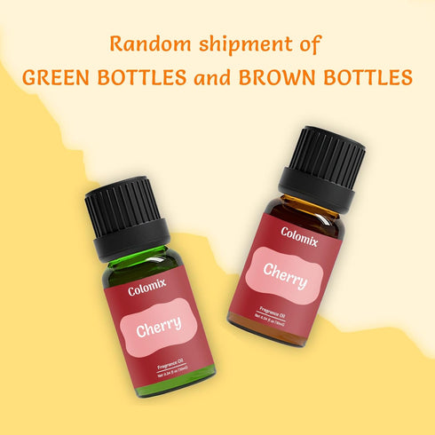 Set, 10x10ml, Fruity Fragrance Oil Colomix Essential Oils for Diffusers for Home, Fruit Diffuser Oil Scents, Fragrance