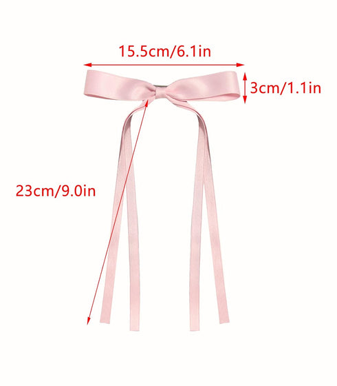 LFOUVRE Hair Accessories Set, Ribbon Bow Hair Clips, Tassel Barrettes, Claw Clips for Women and Girls