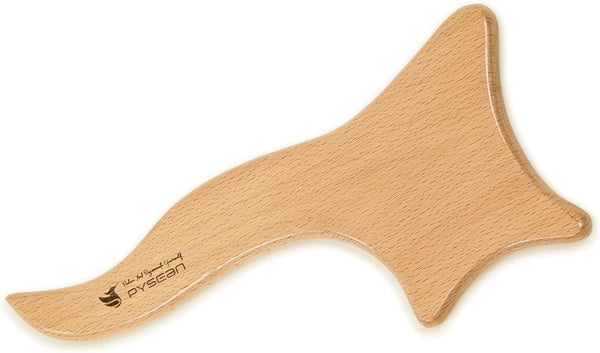 PYSEAN Wooden Massage Scraping Tool, Lymphatic Drainage Massager for Anti Cellulite, Relieve Muscle