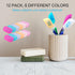 V-TOP Silicone Toothbrush Case Covers, 12 Pack for Travel and Home Tooth Brush Covering