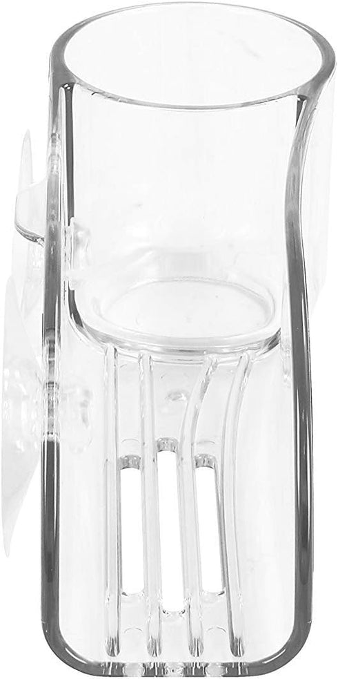 Spectrum Diversified Royo Suction Sink Sponge Center & Scrub Brush Holder for Kitchen Organization
