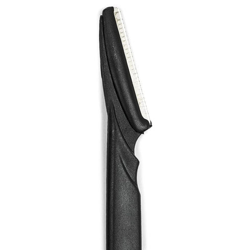 Men's Touch Up Razors, 12 Pack for Mustache and Beard, Black, 5.8 Inches