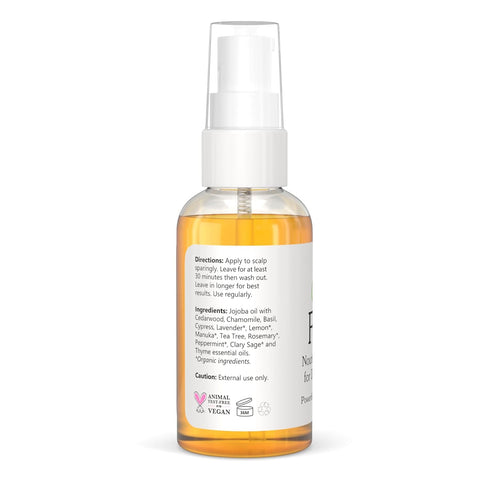 Isabella's Clearly Free Anti Dandruff Oil | Itch Relief for Dry Itchy Scalp, Made in USA